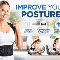 Correcteur de posture ergonomique avancé pour professionnels – Technologie de soutien lombaire ciblé
