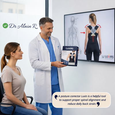 Correcteur de posture ergonomique avancé pour professionnels – Technologie de soutien lombaire ciblé